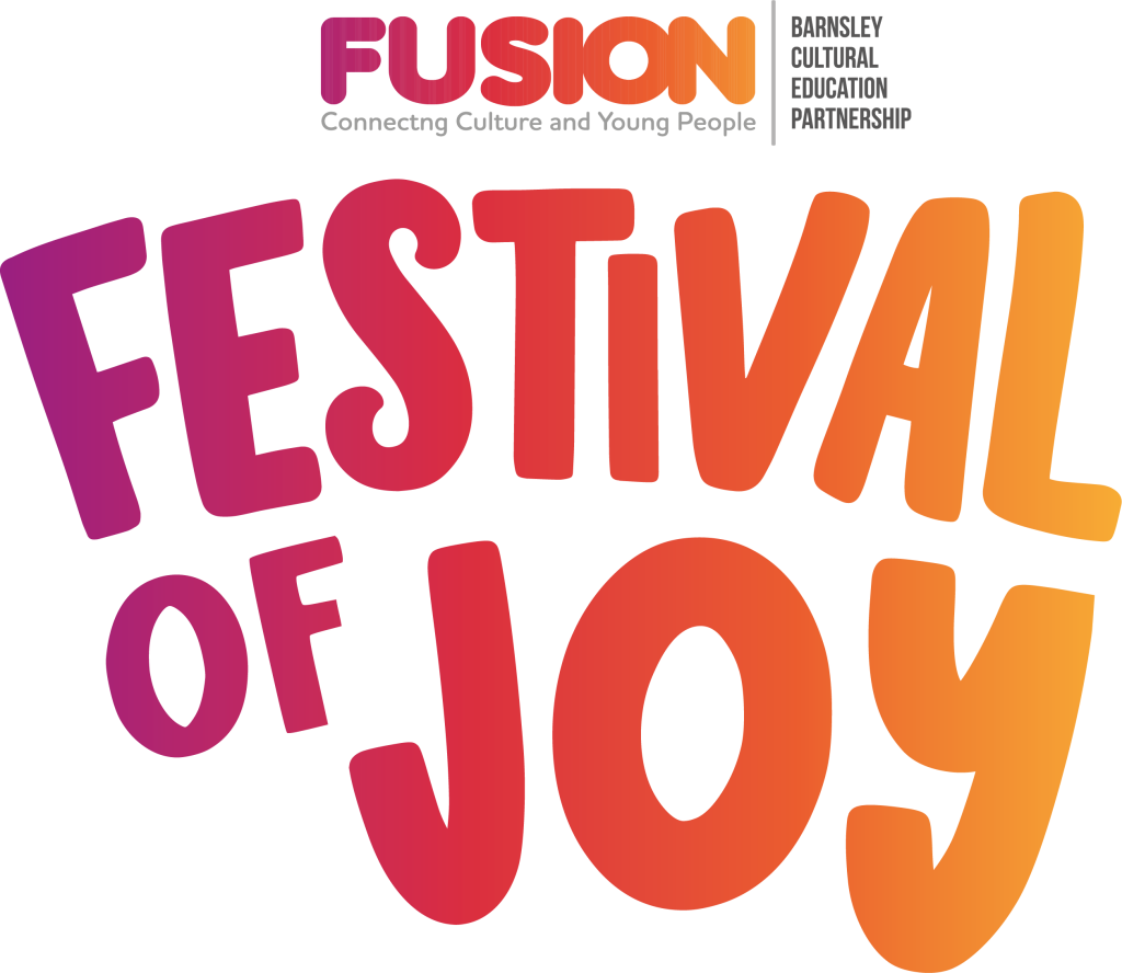 Logo for Fusion's Festival of Joy.